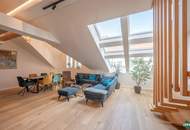 Exklusive Dachgeschoss-Wohnung mit zwei Stellplätzen und privaten Aufzug in Pötzleinsdorf