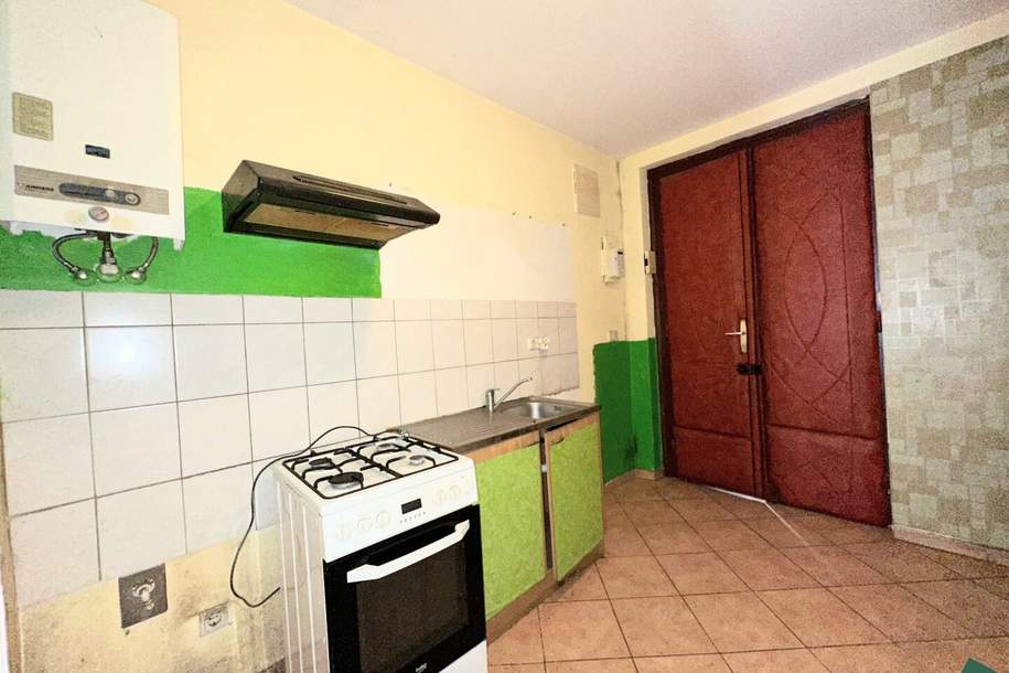 Altbauwohnung mit Potenzial im EG – 1 Zimmer, sanierungsbedürftig, Bus vor der Tür, Wohnung-kauf, 94.900,€, 1200 Wien 20., Brigittenau
