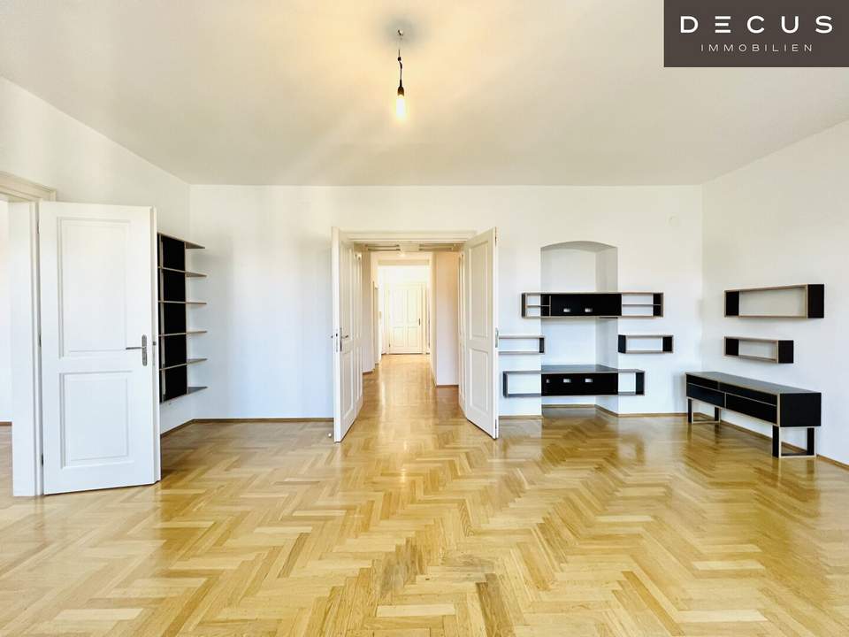 FAMILIENWOHNUNG | 5 ZIMMER MIT PERFEKTER RAUMAUFTEILUNG | WUNDERSCHÖNES JUGENDSTILHAUS | 4 SCHLAFZIMMER | 2 BALKONE | UNVERBAUBARER BLICK