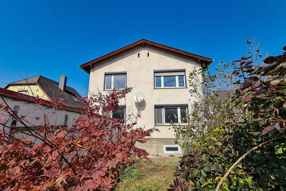 Zweifamilienhaus mit 6 Zimmern, Garten und Gartenhäuschen!, Haus-kauf, 439.000,€, 2540 Baden