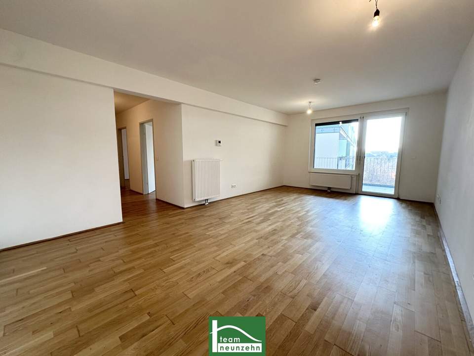 Tolle 3-Zimmer Wohnung mit großem Innenhof-Balkon! Nahe Straßenbahn 26, S-Bahn Jedlersdorf, Lorettowiese und SCN!