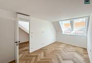Elevate 1090 – Erstbezug: Luxus Dachgeschoss - Maisonette Wohnung (klimatisiert) mit großer Dachterrasse nahe U6 Alser Straße, AKH!