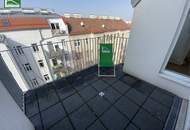Nähe U1 Reumannplatz &amp; Antonspark - Charmante 3-Zimmer-Dachgeschosswohnung mit Terrasse in ruhiger Hoflage