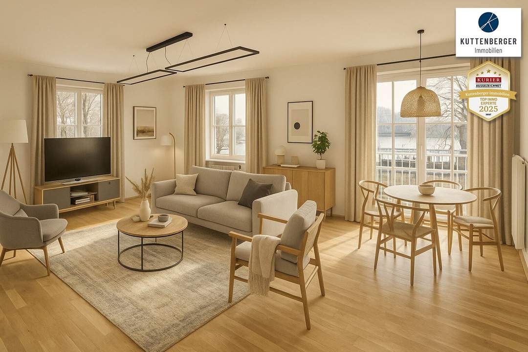 5-ZIMMER MIETWOHNUNG IN SCHÖNER LAGE VON KREMS-STEIN MIT BALKON UND DONAUBLICK