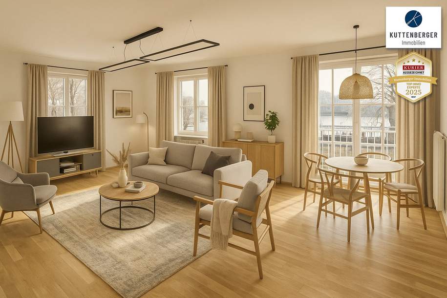 5-ZIMMER MIETWOHNUNG IN SCHÖNER LAGE VON KREMS-STEIN MIT BALKON UND DONAUBLICK, Wohnung-miete, 1.870,00,€, 3500 Krems an der Donau(Stadt)
