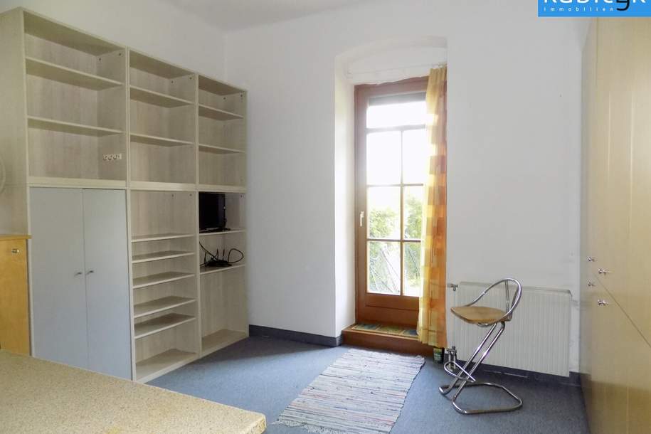 Altbau-Garconniere mit Gartenanteil in Hofruhelage Nähe U2, Wohnung-kauf, 135.000,€, 1220 Wien 22., Donaustadt