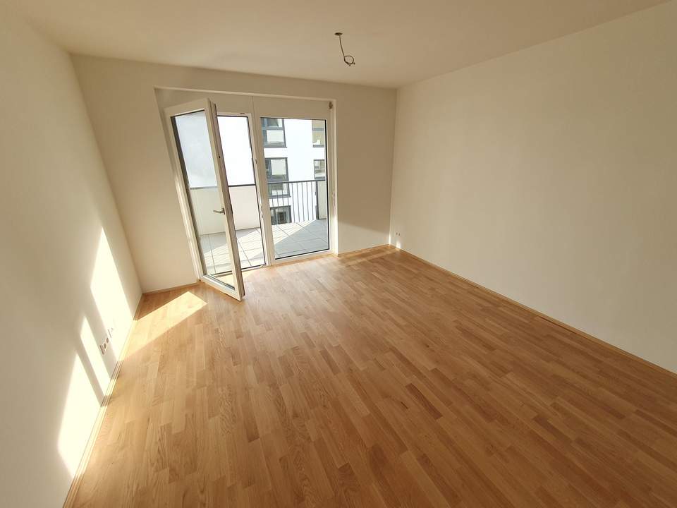 2-Zimmer Neubauwohnung mit Balkon im 2. Stock