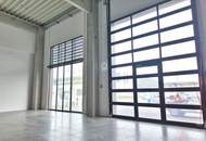 Moderne Halle mit ca. 300m² &amp; Holzriegelfassade | Werkstatt, Lager oder Verkauf möglich | Repräsentativer Firmensitz im innovativen Gewerbepark!