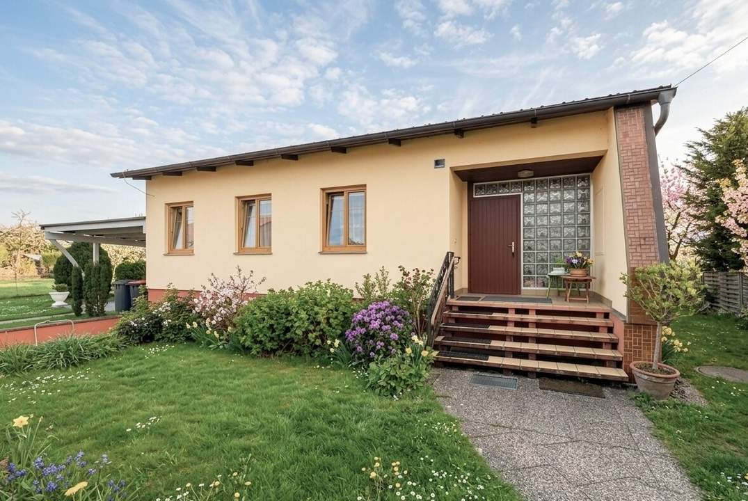 Ihr Rückzugsort in Ruhelage: Bungalow mit Vollkeller &amp; Wohlfühlterrasse
