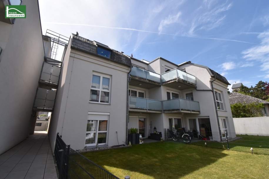 Süd-Garten mit "Badeteich" und Tiefgarage in begehrter Winzer Lage (Winzer Krems, Lenz Moser) - befristet vermietet - JETZT ANFRAGEN, Wohnung-kauf, 223.000,€, 3500 Krems an der Donau(Stadt)