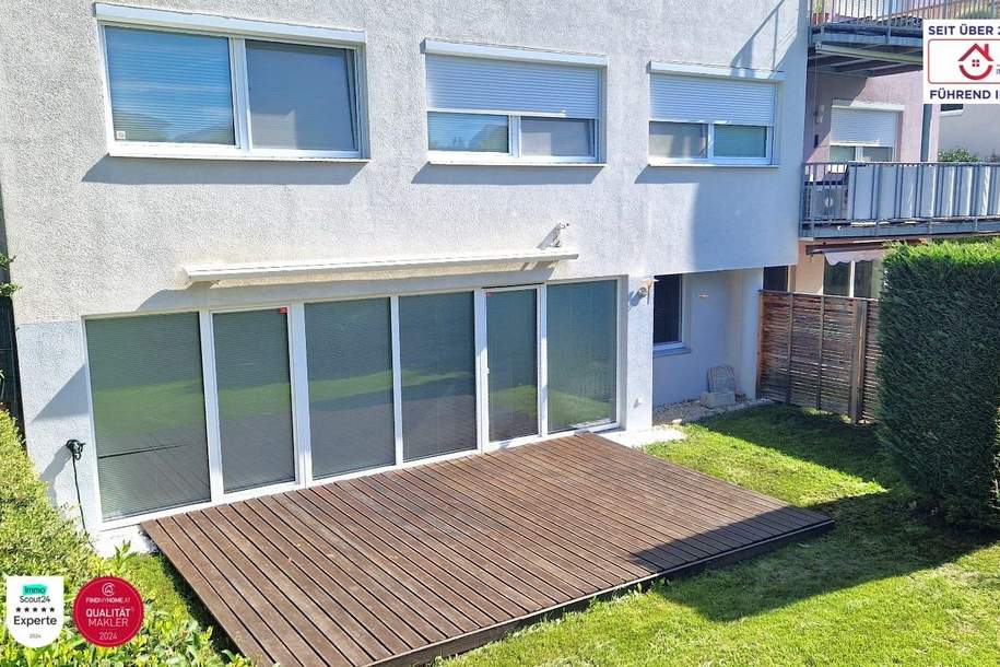 ++Gartenparadies mit Badeteich sowie Autoabstellplatz mitten in 2500 Baden bei Wien!++, Wohnung-kauf, 330.000,€, 2500 Baden