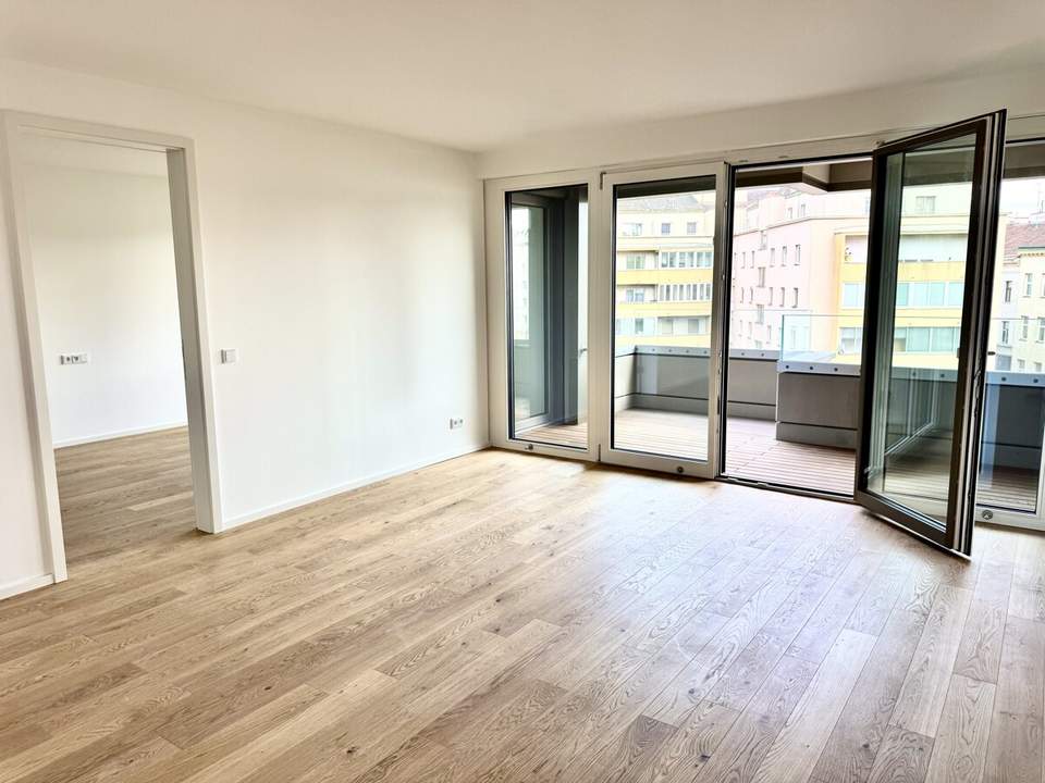 Provisionsfrei: Hauptbahnhof - Zweizimmer-Wohnung im 5. Stock - VON DER SONNE GEKÜSST