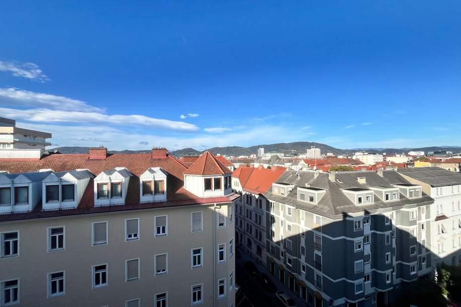 Leben im Zentrum mit herrlichem Ausblick!, Wohnung-miete, 435,00,€, 8010 Graz(Stadt)