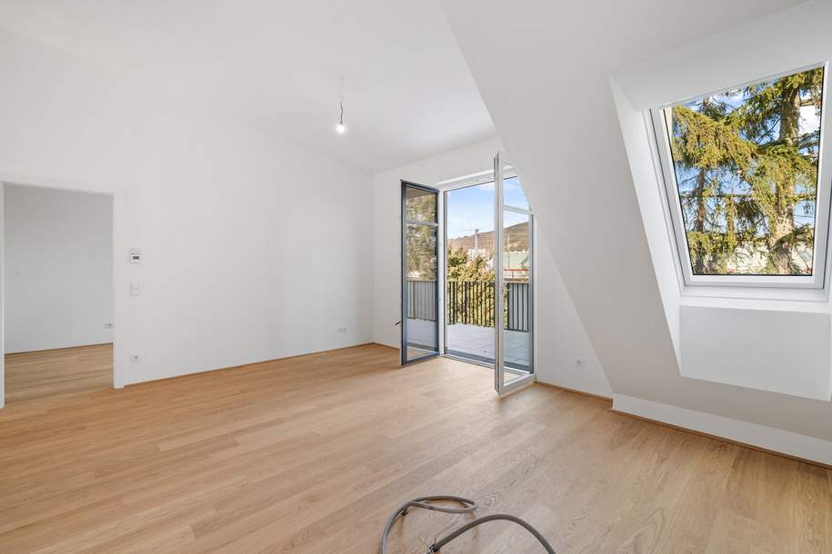 ERSTBEZUG 4 Zimmer DG-BALKON-Wohnung - Qualität auf höchstem Niveau - Hietzing / Hacking, Wohnung-kauf, 888.000,€, 1130 Wien 13., Hietzing