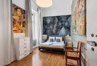 Exklusive vollmöblierte Designer-Altbauwohnung mit Lift direkt in die Wohnung & Parkblick