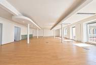 Hofruhelage direkt am Naschmarkt | 252,75m² Büro für Kreative | 135m² frei einteilbarer Raum | unbefristet