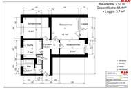 3-Raumwohnung mit Loggia und ausgezeichneter Infrastruktur im beliebten Stadtteil Linz/Oed!