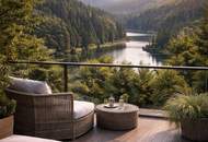 Exklusive Villa am Bartberg in Pressbaum | Panoramablick auf den Wienerwaldsee &amp; direkte Waldrandlage | Schlüsselfertig