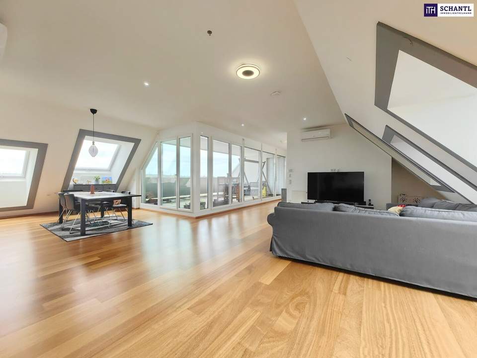 ++ Kagran-Living ++ luxuriöse Familienwohnung mit traumhafter Aussicht + großzügige Raumaufteilung + Stellplatz