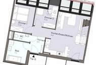 *Frühjahrsaktion* Wohnen über den Dächern: Exklusive 3-Zimmer-Dachgeschosswohnung mit großer Dachterrasse im Erstbezug!