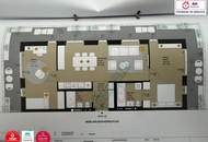 URBANES WOHNEN IM GRÜNEN - EXKLUSIVE RUHIGE TOPLAGE - 3 Zimmer-Wohnung mit 2 Bädern im Viertel 2