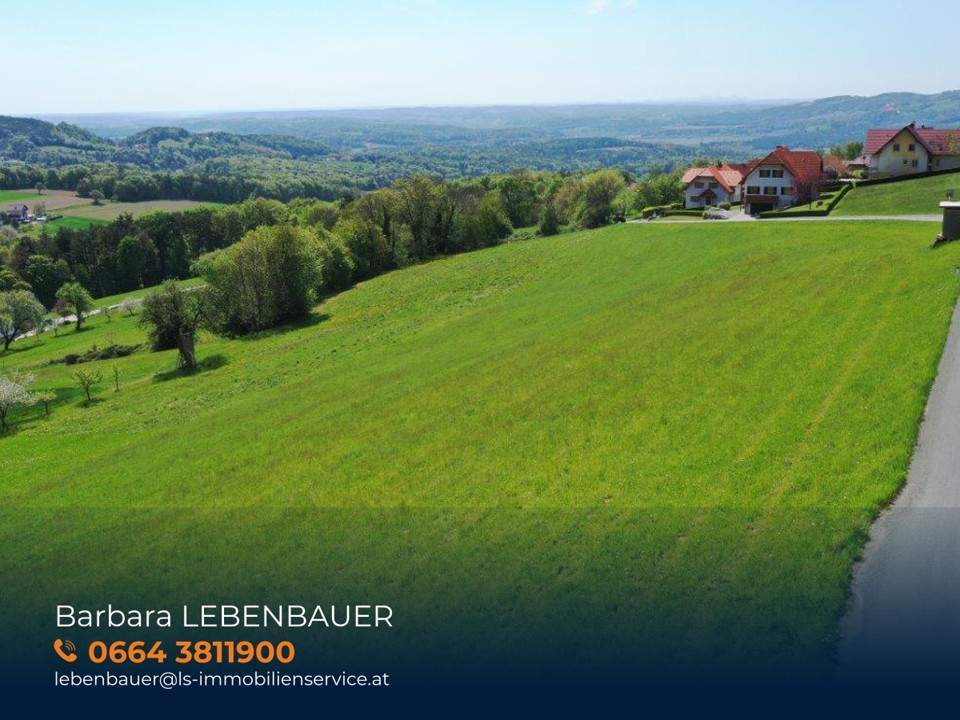 Wohnen am Pöllauberg! Bauplätze in bester Lage mit Aussicht und Lebensqualität!