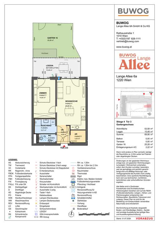 Lange Allee 6A - Eigentum in 1220 Wien