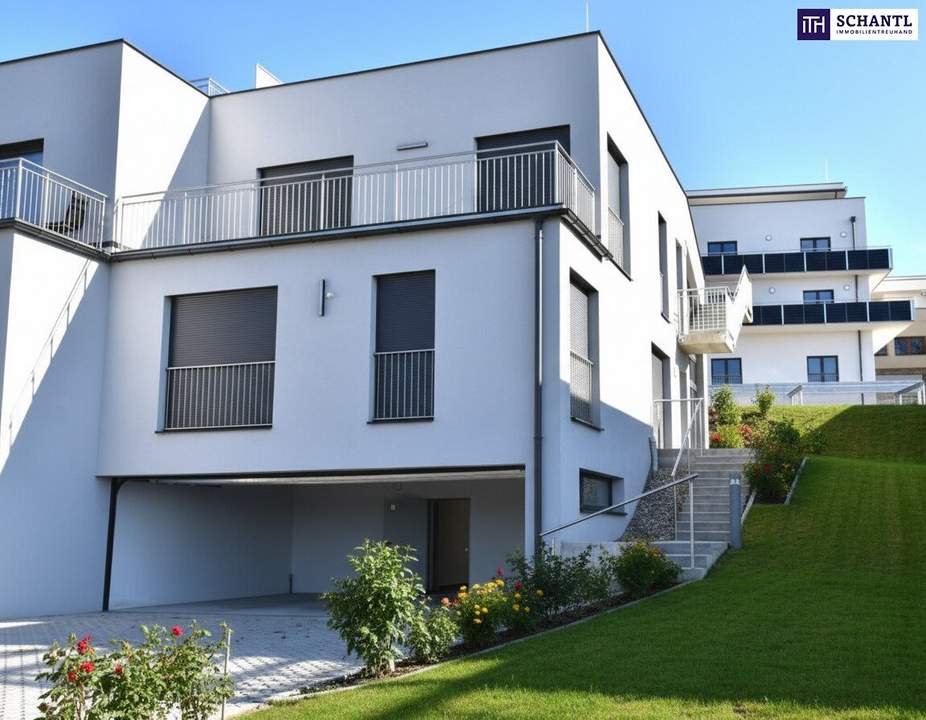 Spitzen DOPPELHAUS mitten in den West-Steirischen WEINBERGEN - mit DOPPELGARAGE, GARTEN, TERRASSE &amp; DACHTERRASSE!