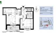 Wohnen am Laaer Berg – Stilvolle 2-Zimmer-Wohnung mit Einbauküche und Freifläche!