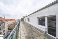 Dachgeschoss - Neubau - Büro mit großer Rundum-Terrasse nahe U3! Provisionsfrei!