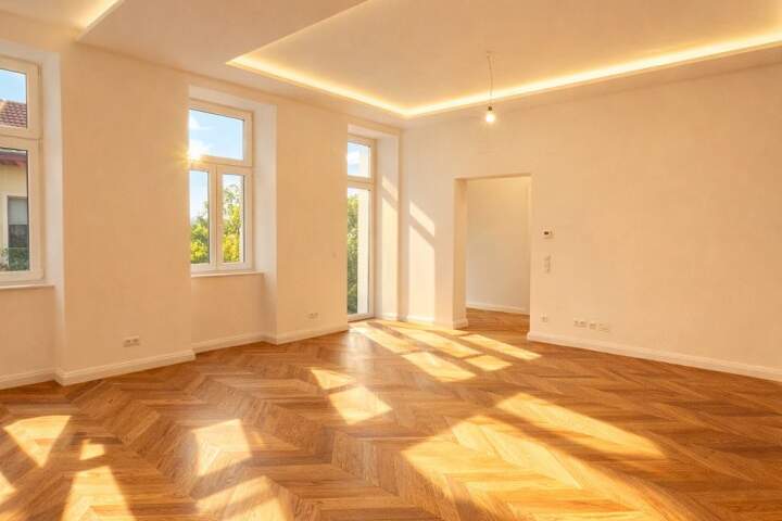 Luxuriöse Altbauwohnung mit zwei Balkonen in Toplage des 3. Bezirks, Wohnung-kauf, 998.000,€, 1030 Wien 3., Landstraße