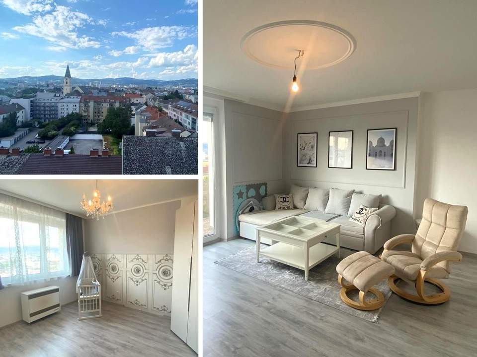 ***Höhenluft! zentrale Stadtwohnung mit Balkon u. Terrasse und tollen Ausblick***f. Eigennutzer oder Anleger!