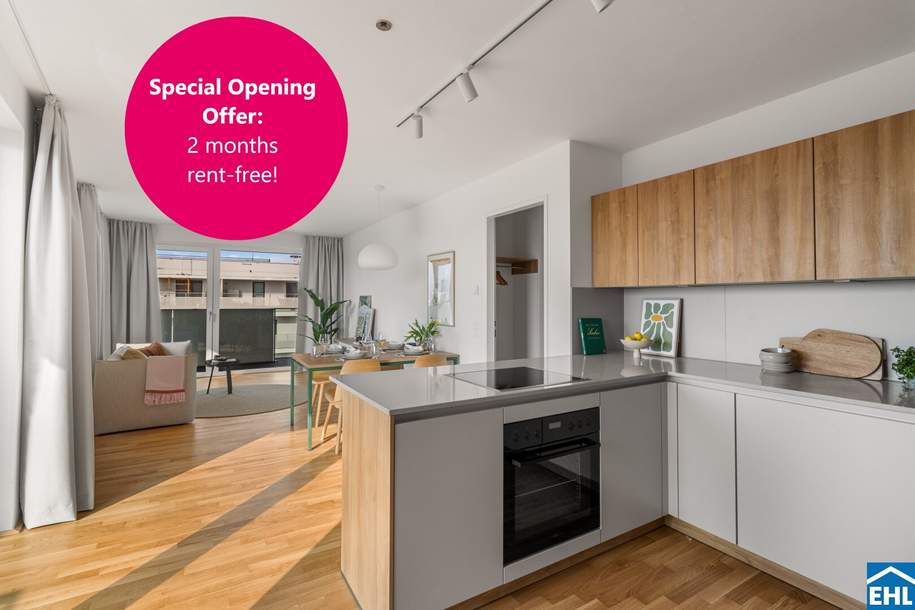 Special Opening Offer: 2 months rent-free!, Wohnung-miete, 2.425,30,€, 1200 Wien 20., Brigittenau