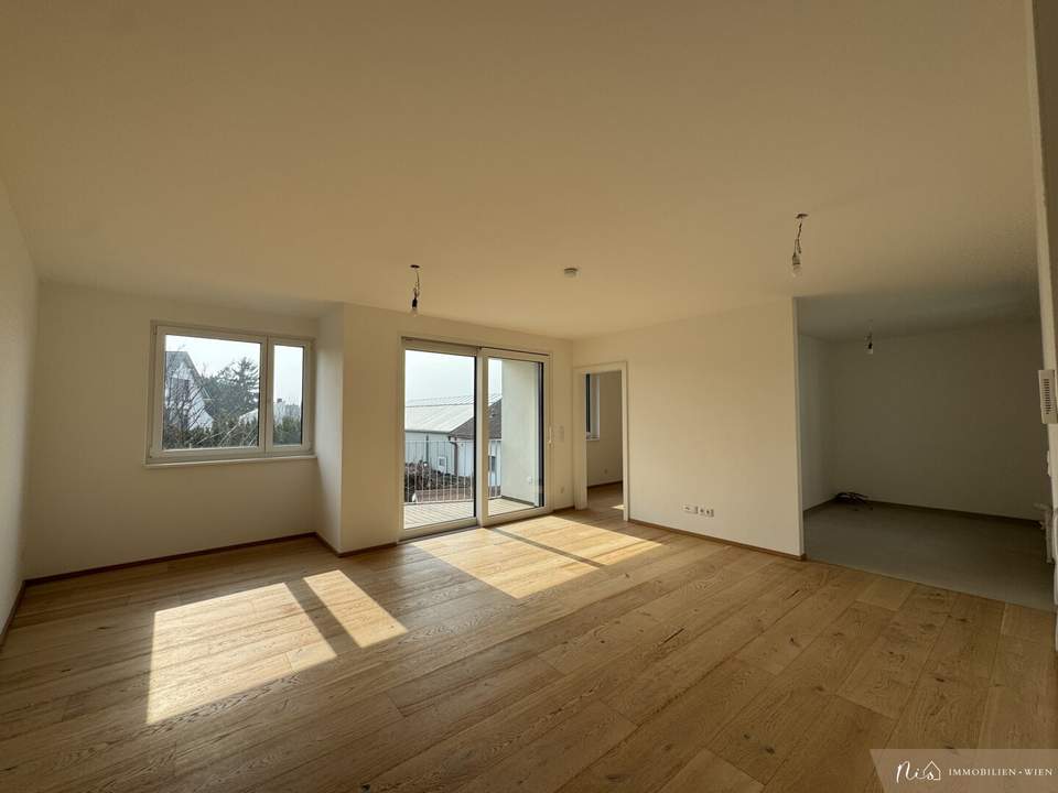 2 ZI+separate Küche+Balkon südseitig-Grünruhelage-Fenster mit Bad - Neubau/Erstbezug - FBH / Solar / WP - MIETKAUF MÖGLICH!!!