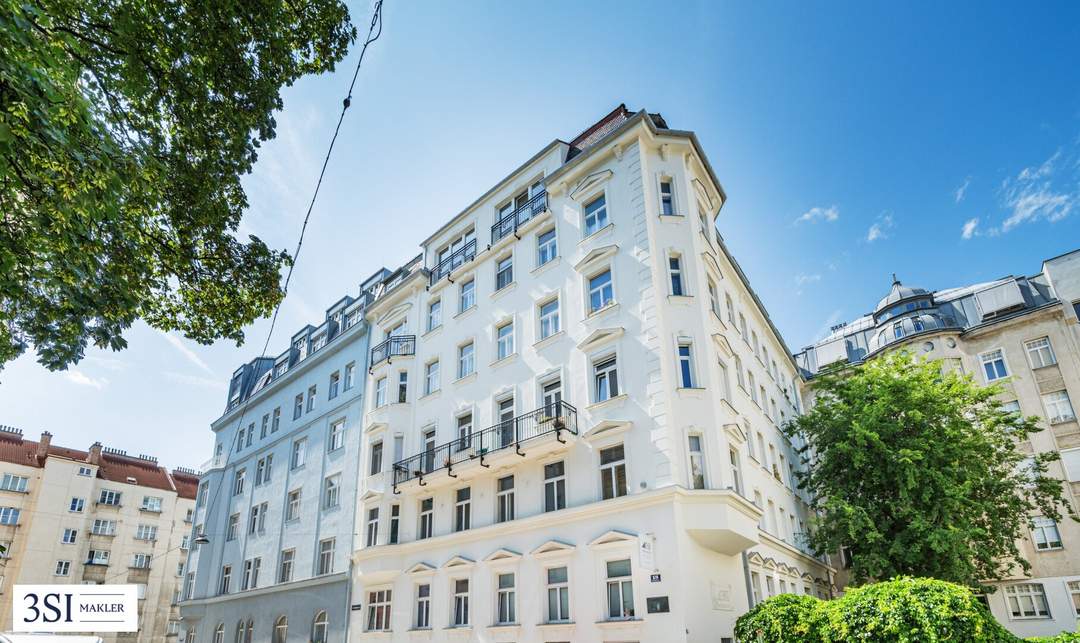 Betongold: Unbefristet vermietete Altbauwohnung zur Kapitalanlage mit 2,81% Rendite - in elegantem Altbau des 4. Bezirks