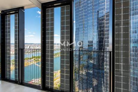 Kahlenberg & Sonnenuntergang: 34. Etage DC2 Tower - Erstbezug, Wohnung-miete, 1.100,00,€, 1220 Wien 22., Donaustadt
