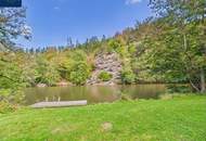 Naturnahes Anwesen im Thayatal: Pferdestall und Flusszugang in Sauggern