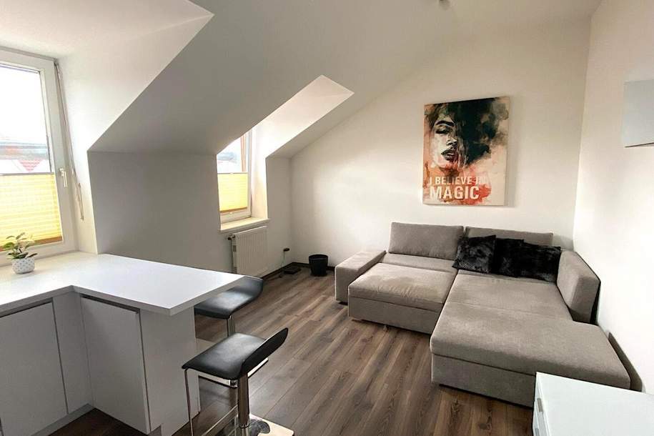 WIENER DACHJUWEL – Koffer packen und einziehen, Wohnung-miete, 890,00,€, 1190 Wien 19., Döbling