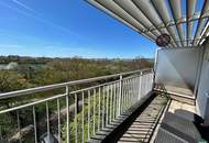 Familienwohnung: Schöne 5-Zimmer-Maisonette-Wohnung mit Balkon und Terrasse direkt an der Donau