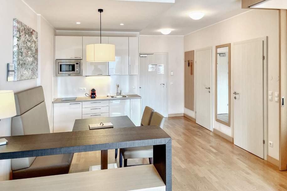 Ab Oktober: Exklusives Appartement zur Kurzzeitmiete mit Terrasse und Seezugang in Krumpendorf, Wohnung-miete, 1.000,01,€, 9201 Klagenfurt Land