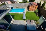 Doppelhaushälfte in ruhiger Wohnstraße mit Garten und Pool!