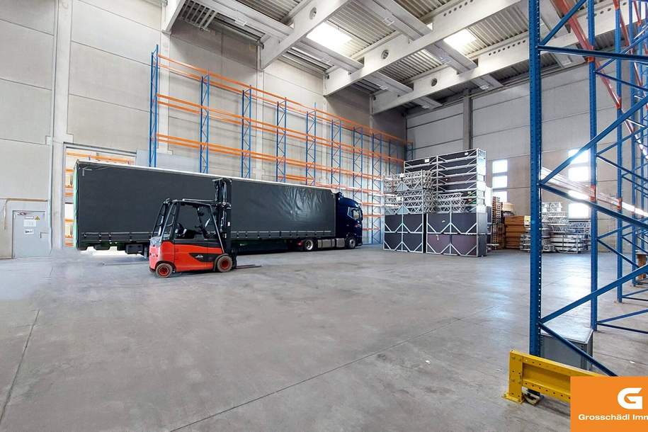 Logistikflächen mit Hochregallager in Thalgau mieten, Gewerbeobjekt-miete, 32.500,00,€, 5303 Salzburg-Umgebung