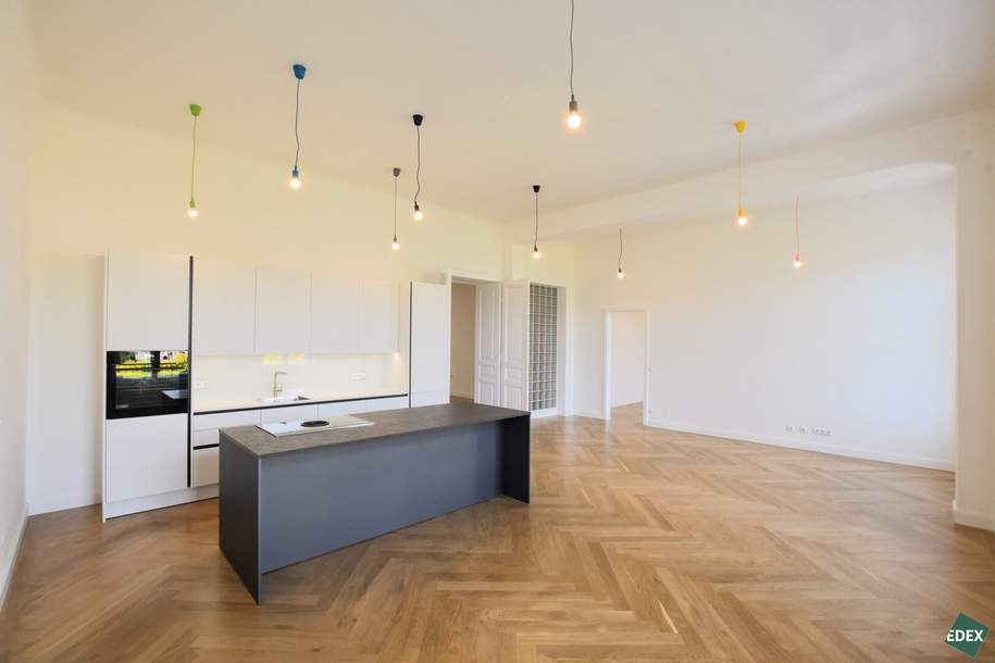 Erstbezug nach Sanierung | Traumhafte 4 Zimmer-Altbauwohnung am Rudolfspark, Wohnung-miete, 3.690,00,€, 1010 Wien 1., Innere Stadt