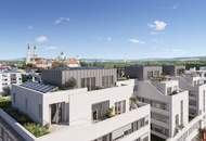 Panorama Terrassenresidenz über den Dächern von Klosterneuburg