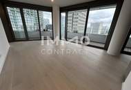 Leben im Hochhaus! Erstbezug 2-Zimmer Apartment inkl. Doorman, Gym, Sauna, Pool, Bar, uvm.