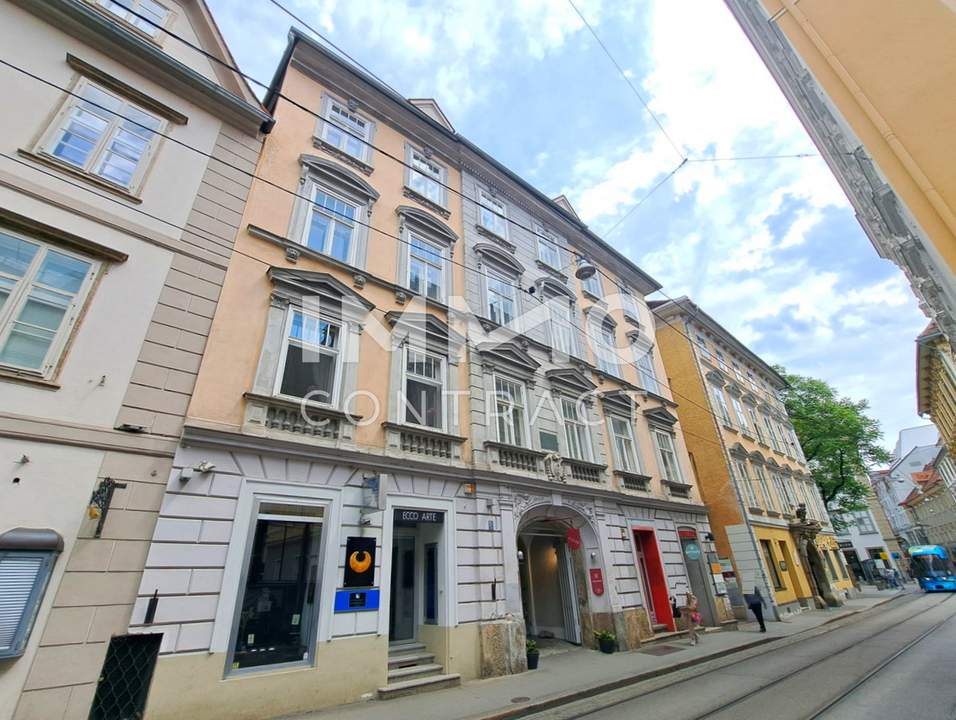 Zentrale INNENSTADTLAGE: WG-geeignete 3 Zimmer Wohnung - Sackstraße 24 / Top 03