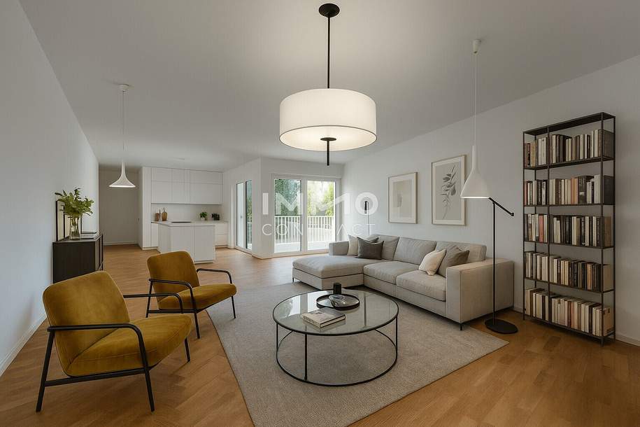 Eleganter Erstbezug - 2 Balkone - zum Wohlfühlen + inklusive Garagenstellplatz, Wohnung-kauf, 275.000,€, 2122 Mistelbach