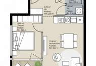 U-Bahn U1 Kagran I Stylische Wohnung mit exklusiver Ausstattung und Loggia I Rooftop Pool I Fitnessraum I Spa-Bereich