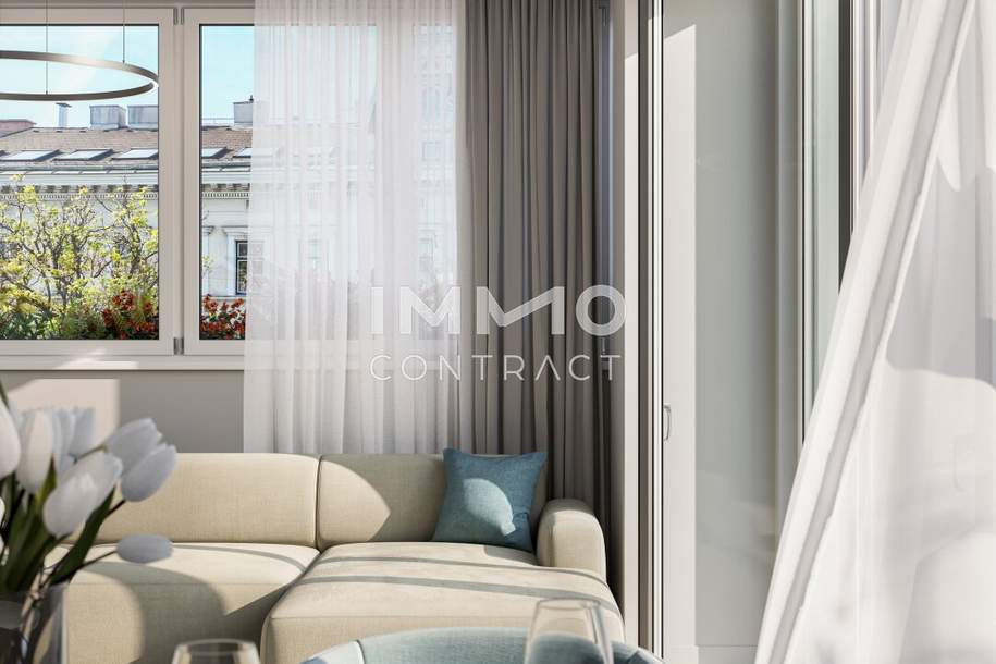 Hoch oben: Neu - U6 Burggasse - Kompakt und Clever mit Freifläche ins Grüne, Wohnung-kauf, 202.400,€, 1160 Wien 16., Ottakring