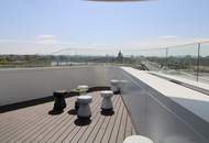 DANUBE PENTHOUSE mit XXL Freifläche Richtung Innenstadt ** 4 Zimmer & 3 Bäder